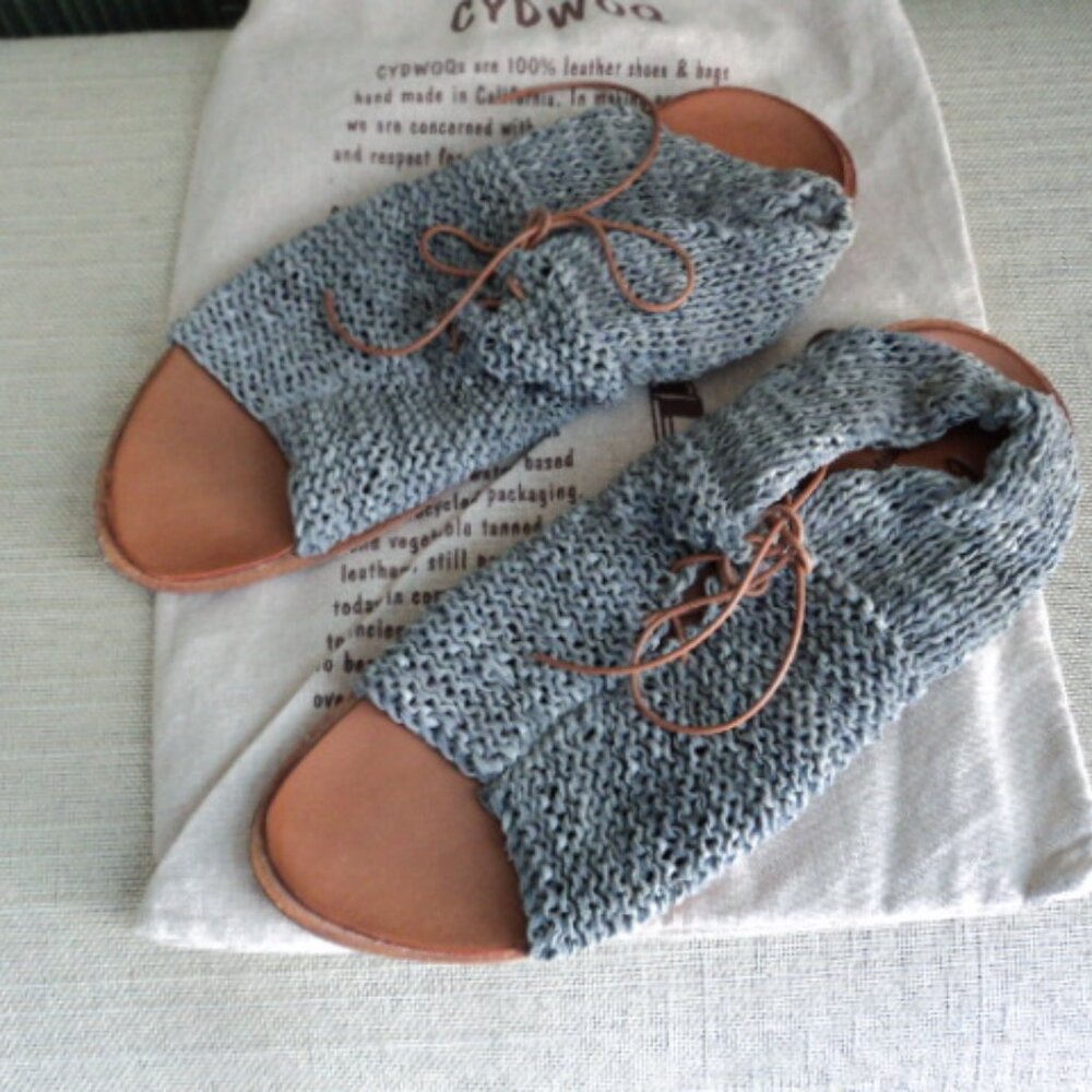 Cydwoq knit woven sandals ~38